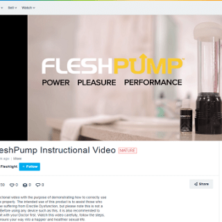 New Vimeo Account/Video Update - Fleshlight