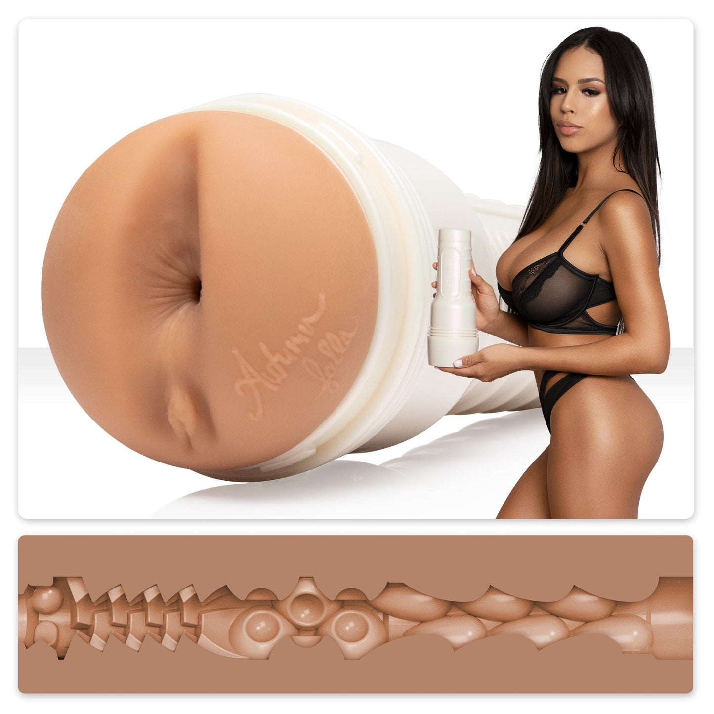 Fleshlight Girl Autumn Falls Stroker Peaches (Butt) With case