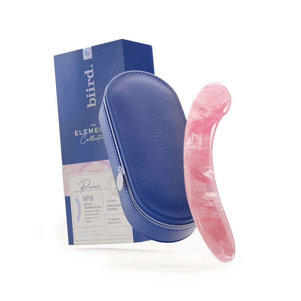 Vibrators Biird Pixii Rose Quartz Dildo