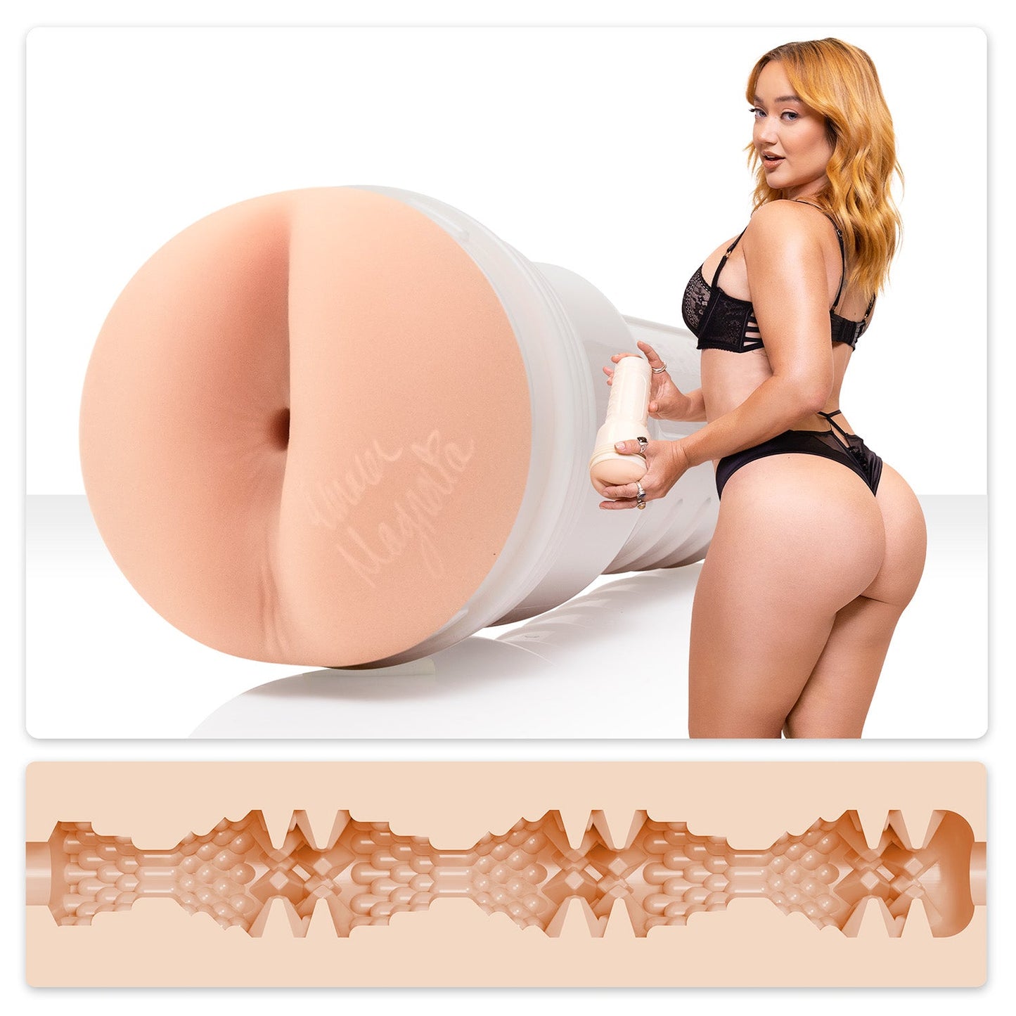 Fleshlight Girl Emma Magnolia Stroker Plush (Butt) With Case