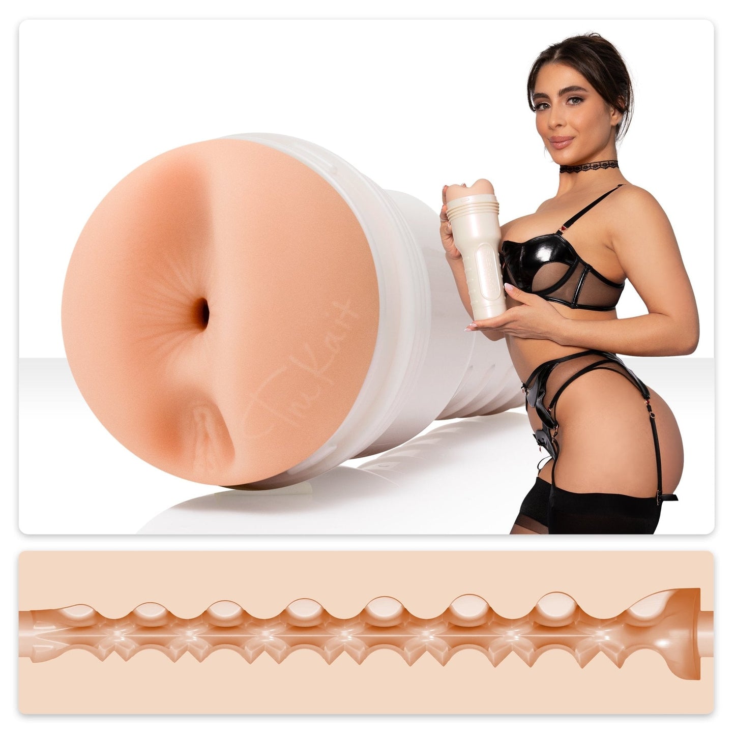 Fleshlight Girl Tru Kait Stroker Too Good To Be Tru (Butt) With case