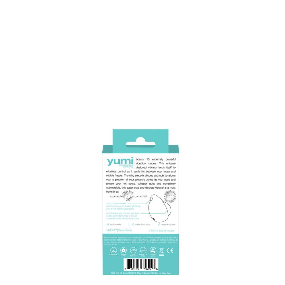 Vibrators VeDO Yumi Finger Vibe - Turquoise
