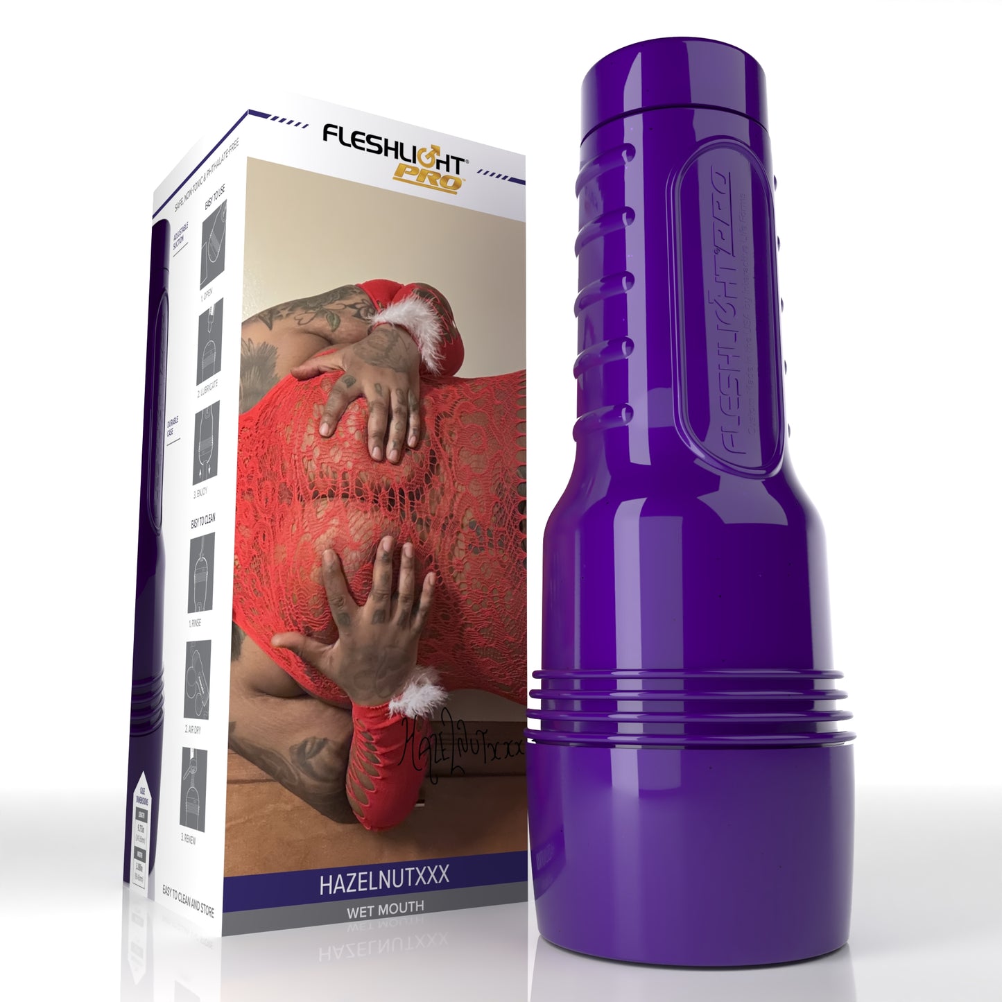 Hazelnutxxx Fleshlight: Wet Mouth