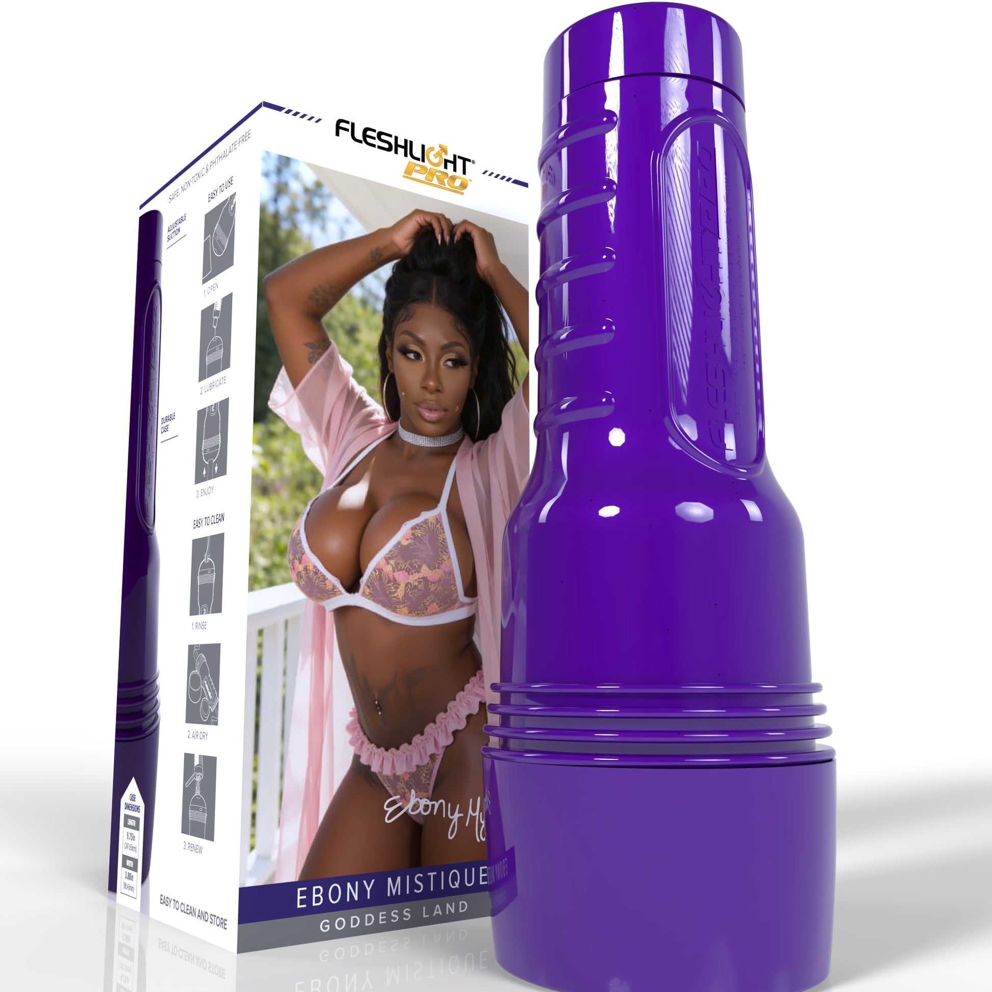 Ebony mystique Goddess land Fleshlight Allure 150 Fleshlight