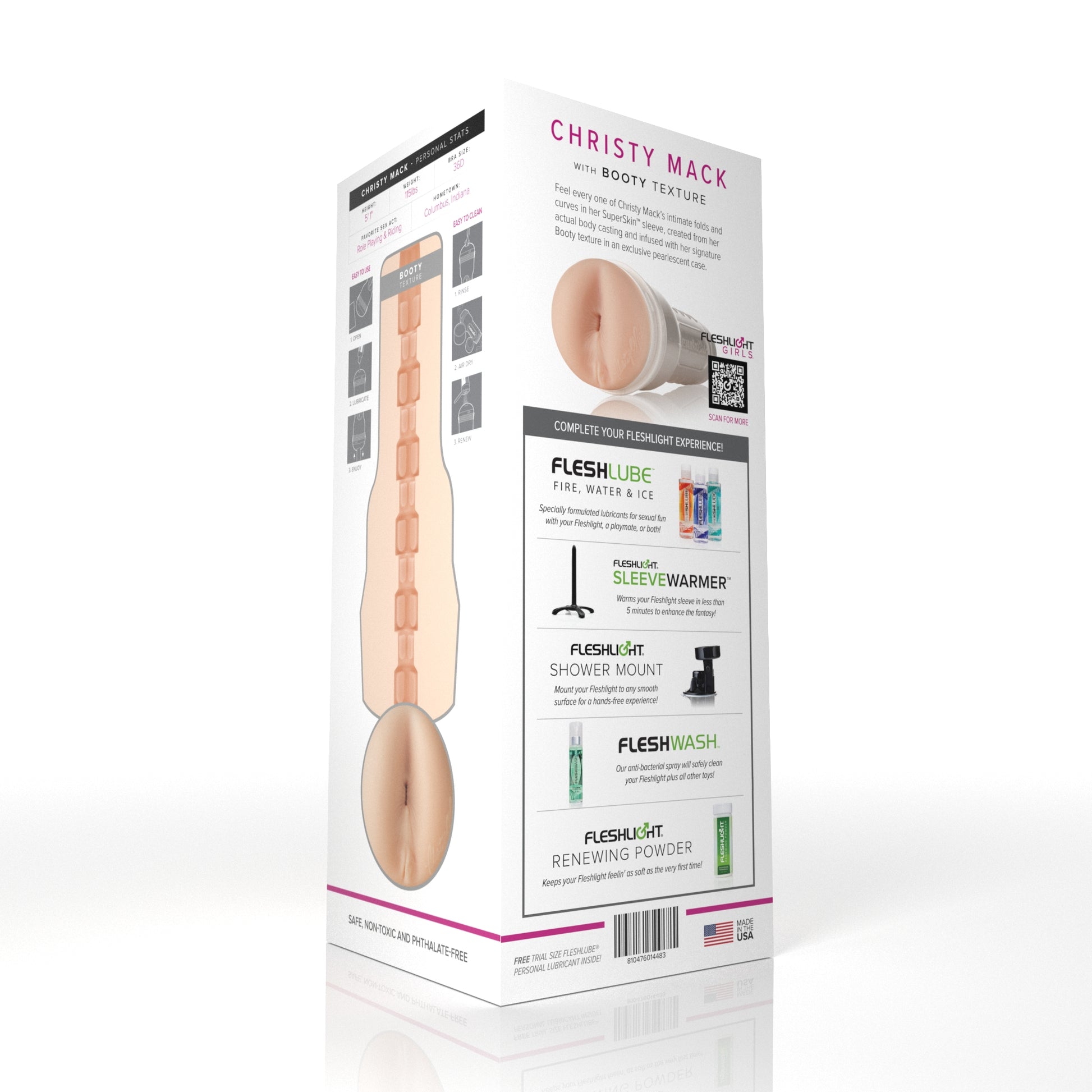 Christy Mack Fleshlight Booty (Butt) With case Fleshlight
