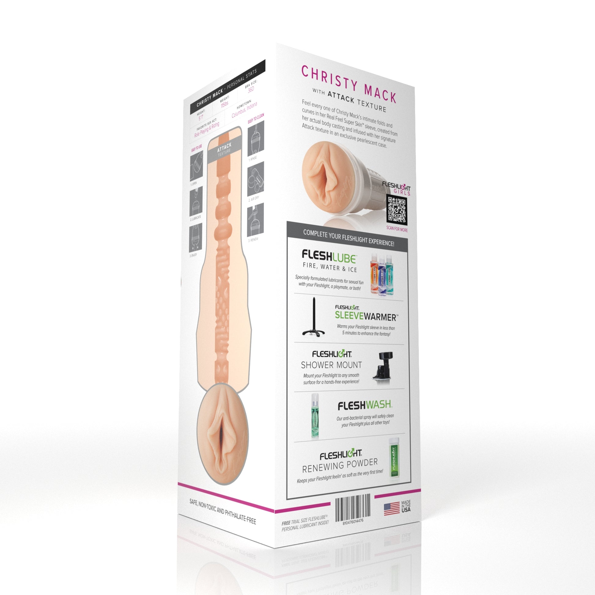 Christy Mack Fleshlight Booty (Butt) With case Fleshlight