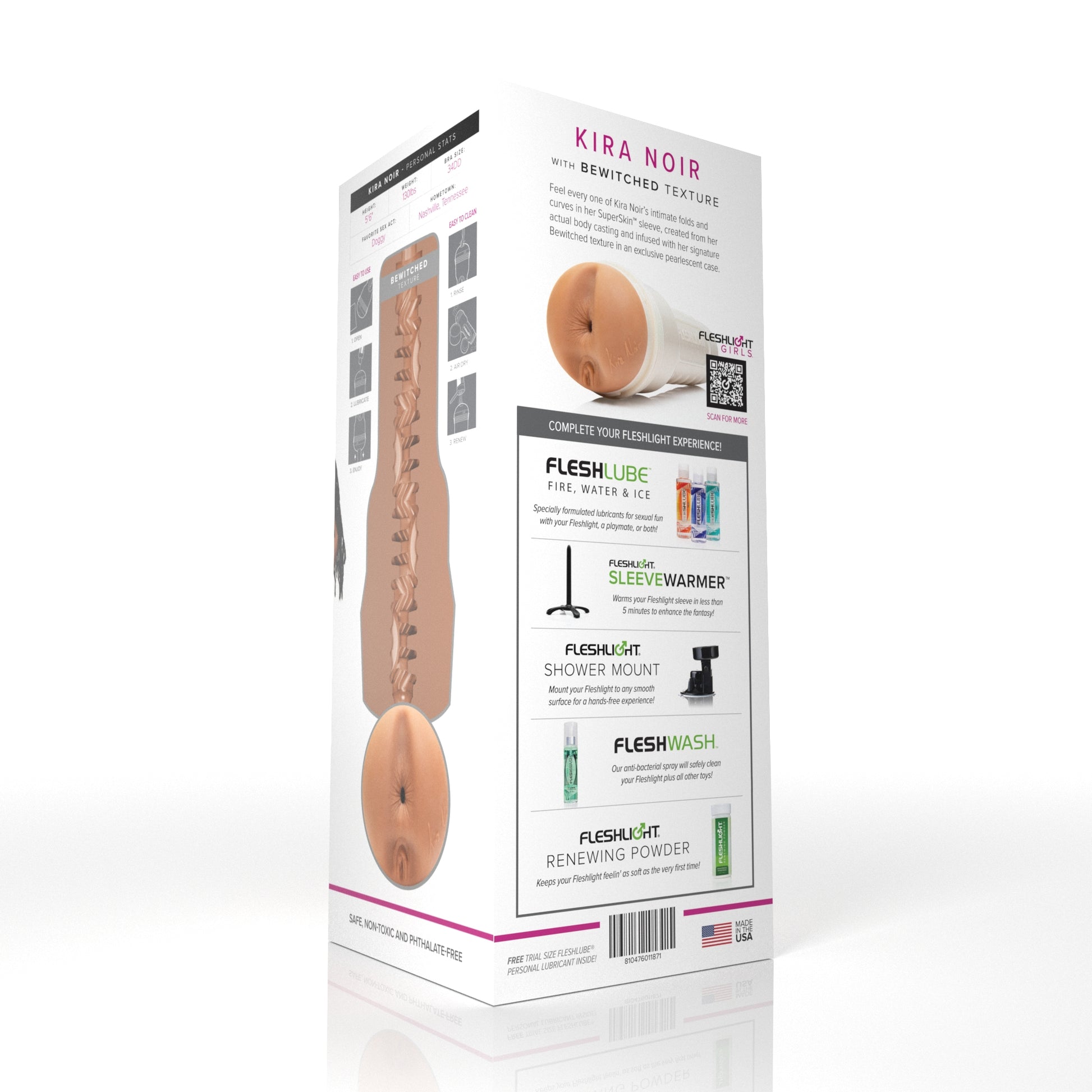 Kira Noir Fleshlight Bewitched (Butt) With case Fleshlight