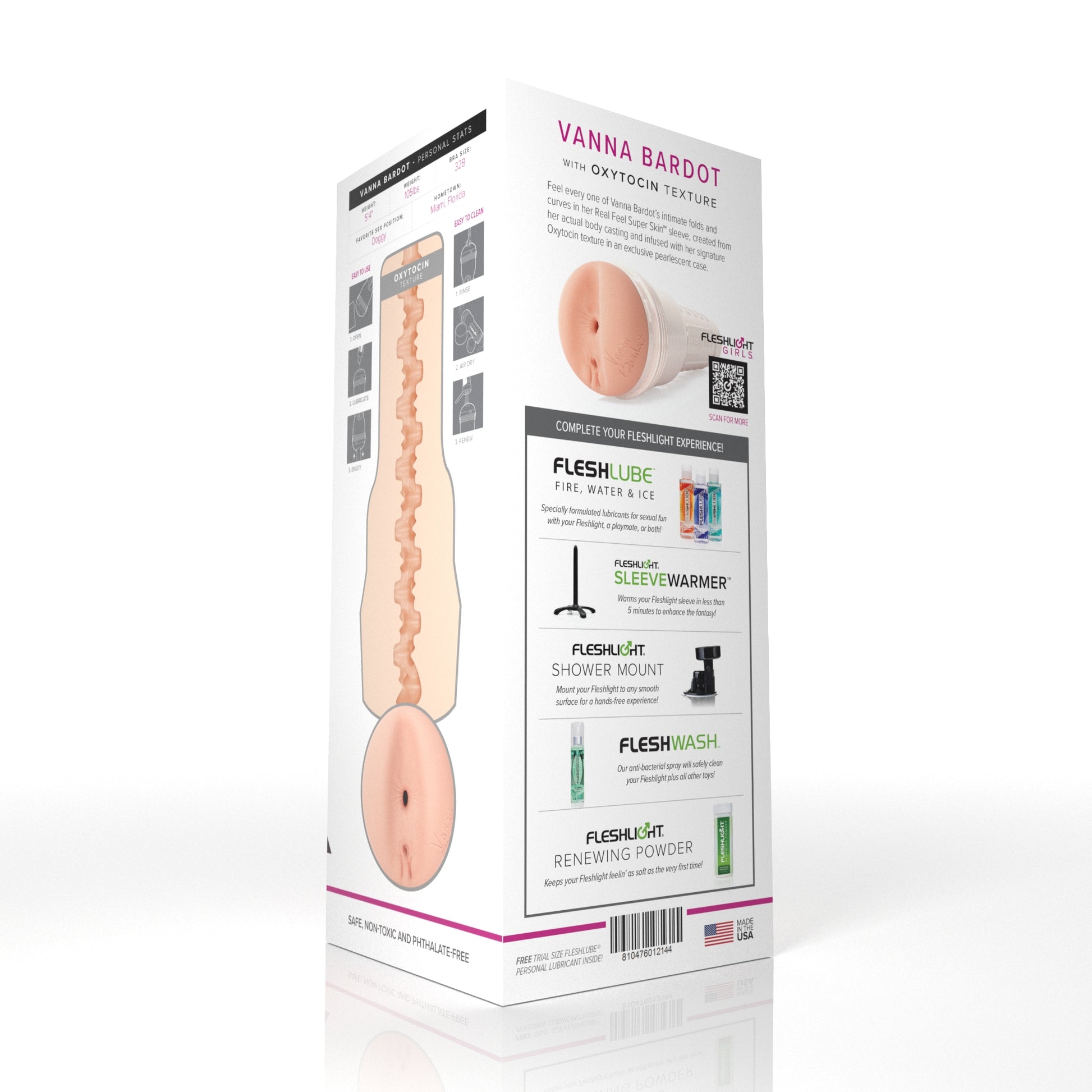 Vanna Bardot Fleshlight Oxytocin (Butt) With Case Fleshlight