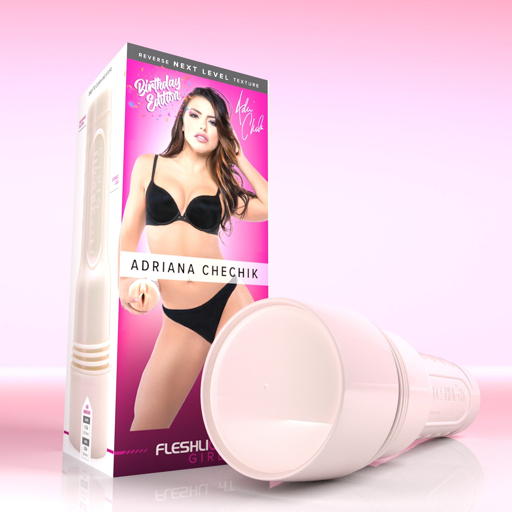 Adriana Chechik Birthday Cake Edition Stroker - Fleshlight Adriana Chechik Birthday Cake Edition Stroker - Fleshlight