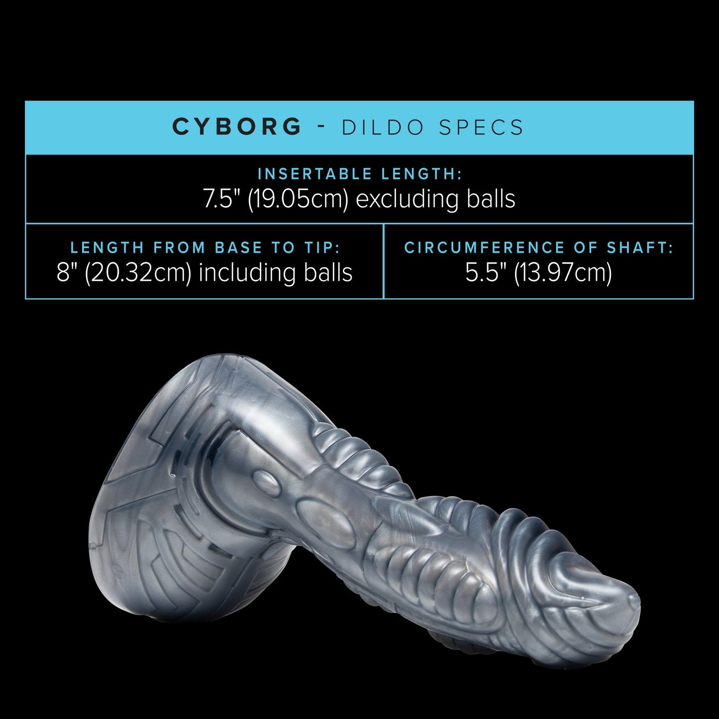 Fantasy Androm3da Cyborg Dildo