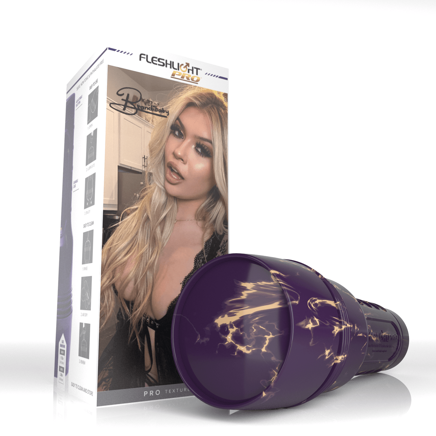 Fleshlight Pro Brandi Baby's Sloppy Toppy Stroker Allure 150