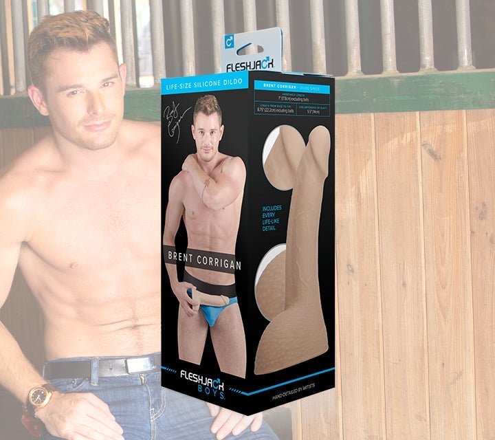 Combo Packs Brent Corrigan Dildo Pack with Fleshlube Slide