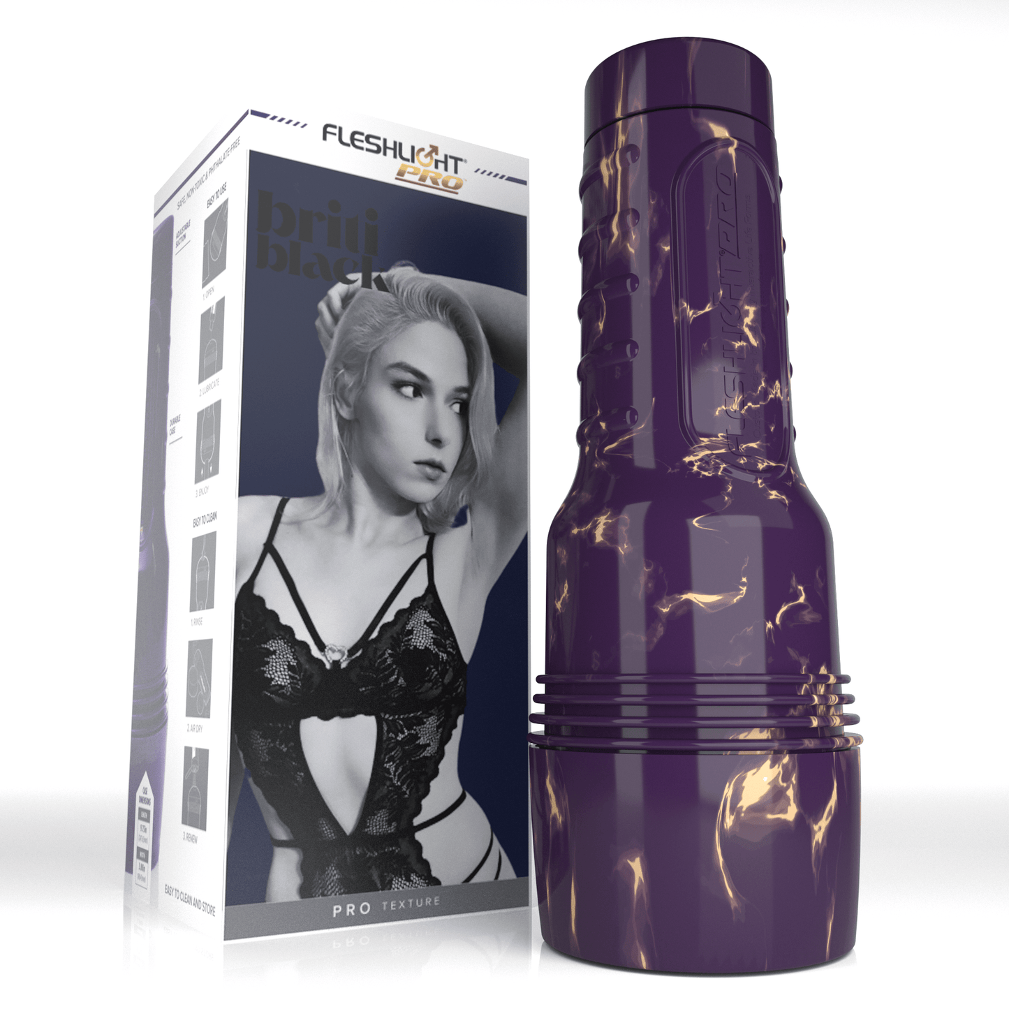 Fleshlight Pro Briti Black Stroker Allure 150