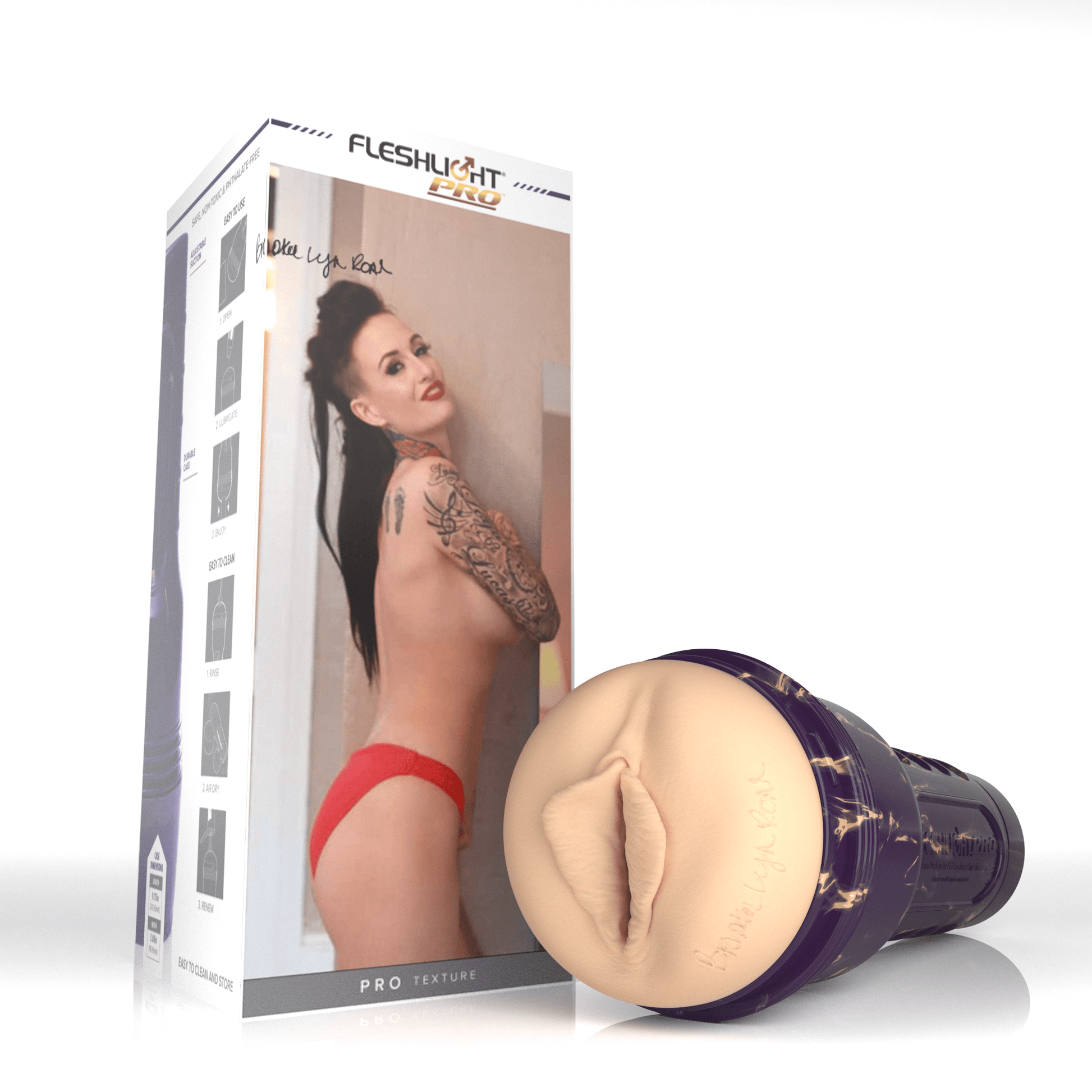 Fleshlight Pro Brooke Lyn Rose Lady Rose Stroker Allure 225