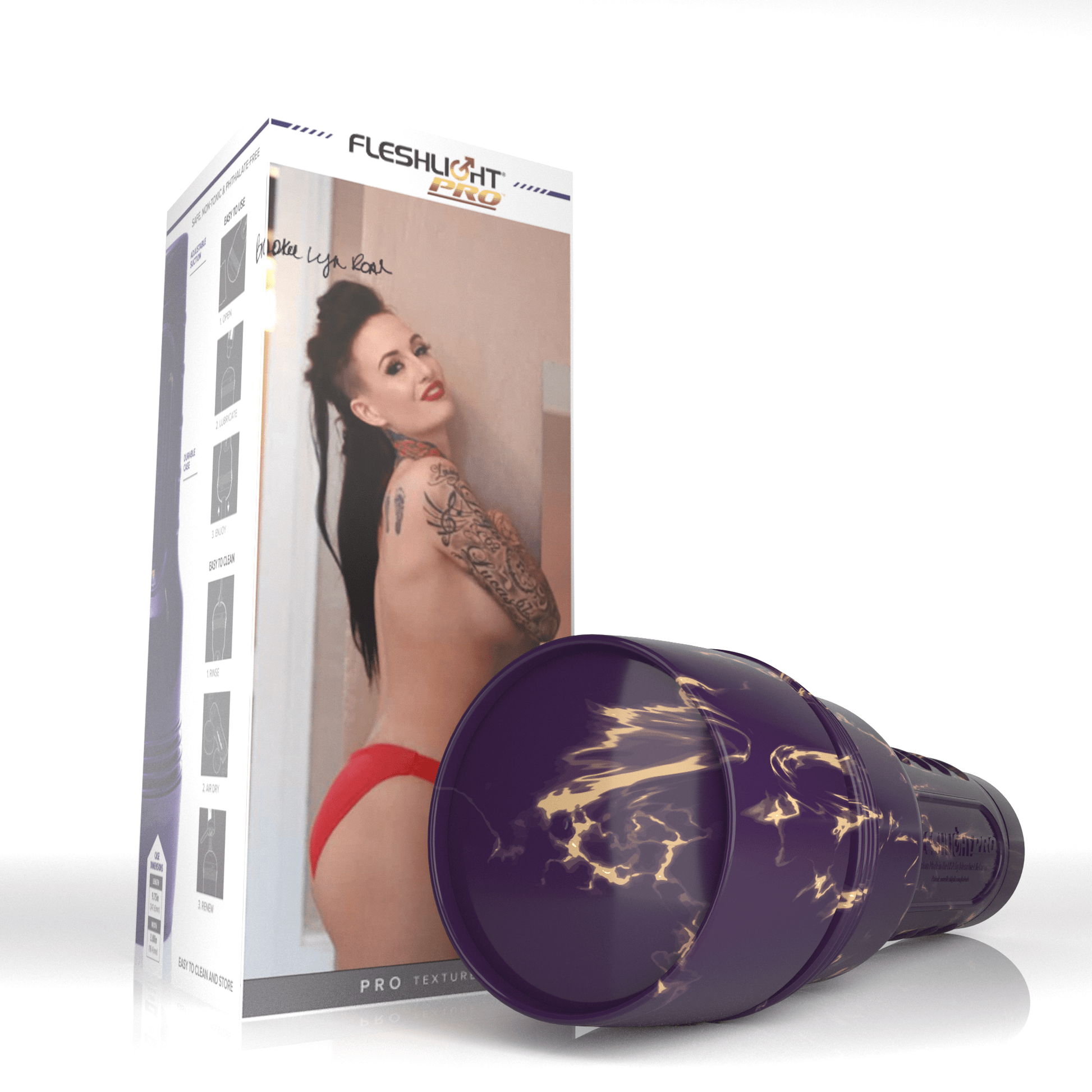 Fleshlight Pro Brooke Lyn Rose Lady Rose Stroker Allure 225