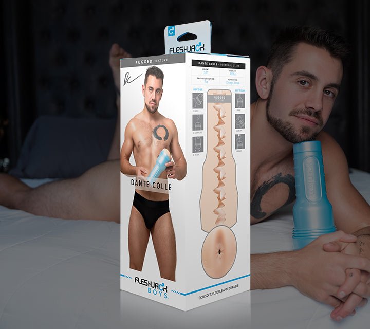 Dante Colle Rugged and Dildo Pack - Fleshlight