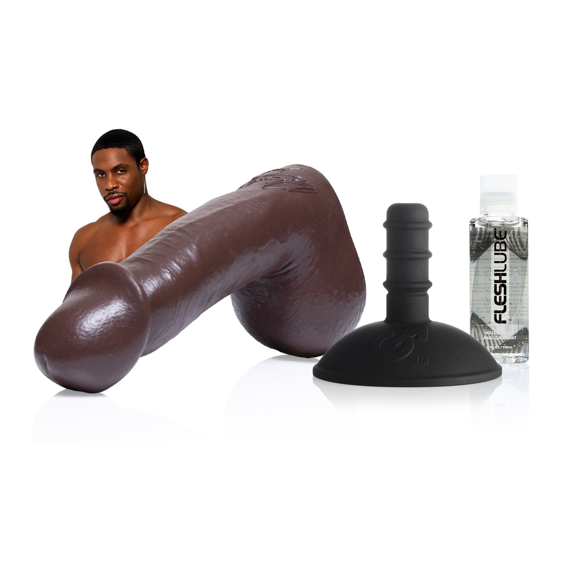 Combo Packs DeAngelo Jackson Dildo Pack with Fleshlube Slide