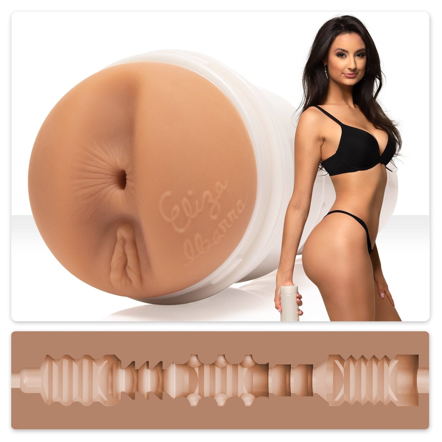 Fleshlight Girl Eliza Ibarra Stroker Enchanted (Butt) With case