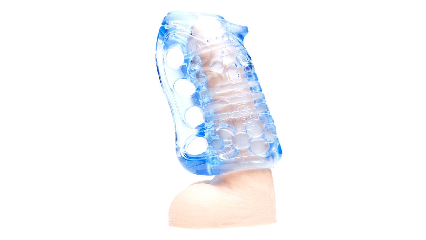 Fleshskins Blue Ice with Case - Fleshlight