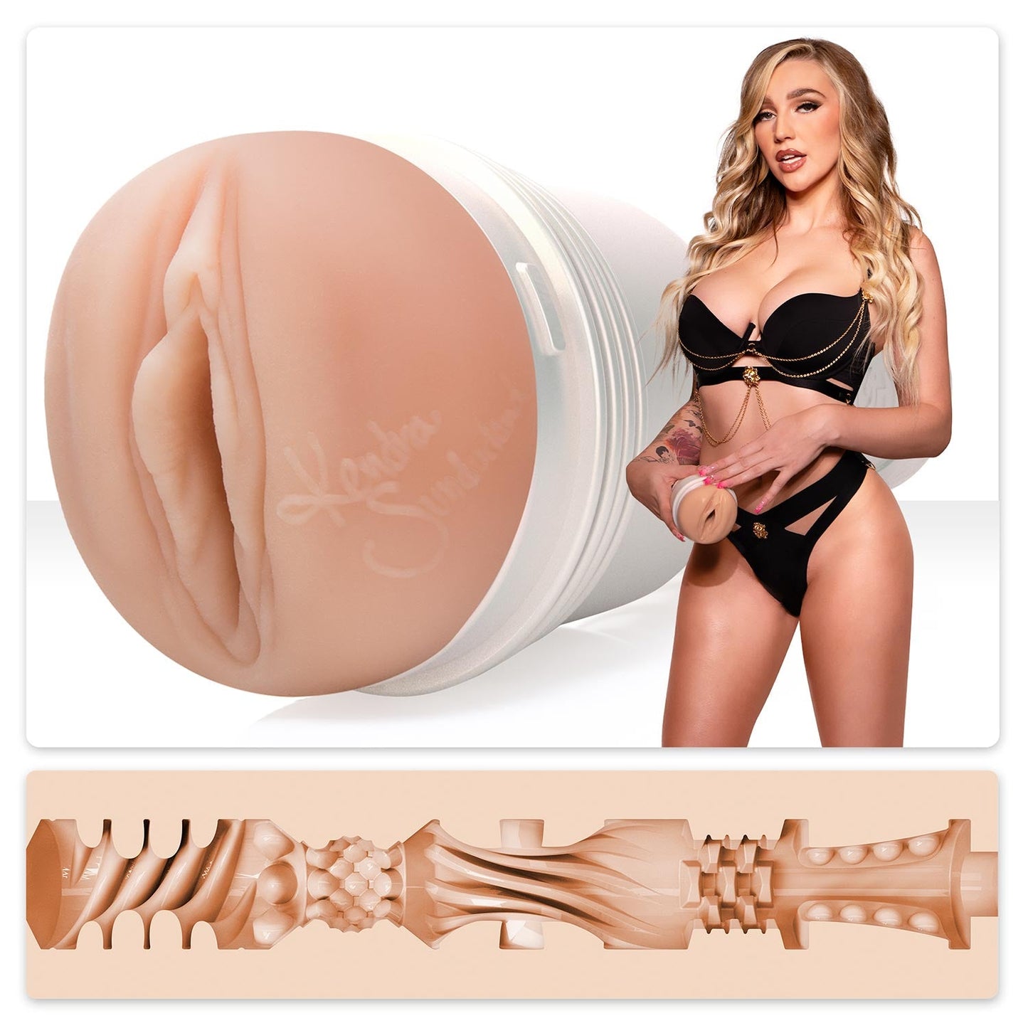 Fleshlight Girl Kendra Sunderland Stroker Angel (Lady) With case
