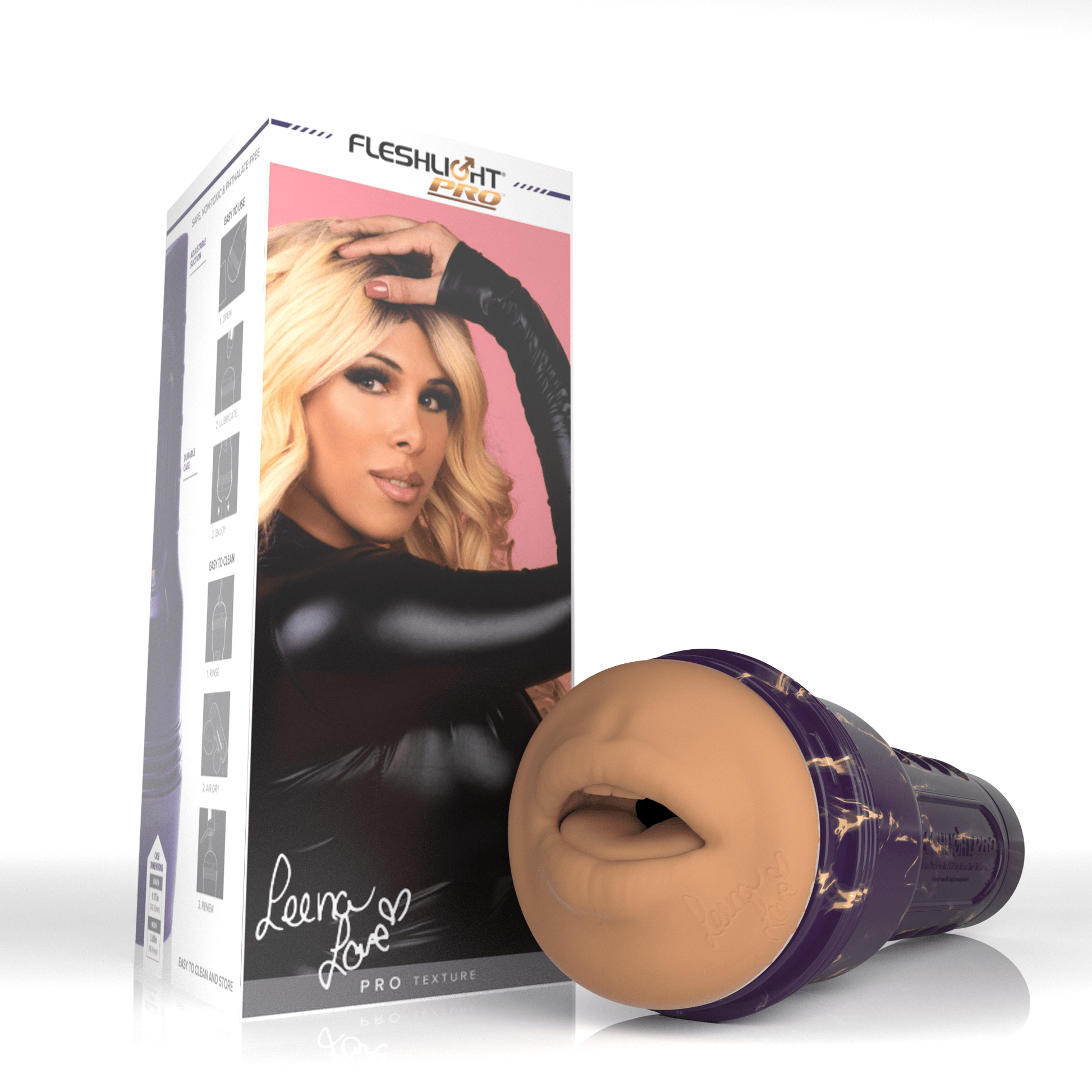 Leenalove Pretty Mouth Stroker - Fleshlight Leenalove Pretty Mouth Stroker - Fleshlight