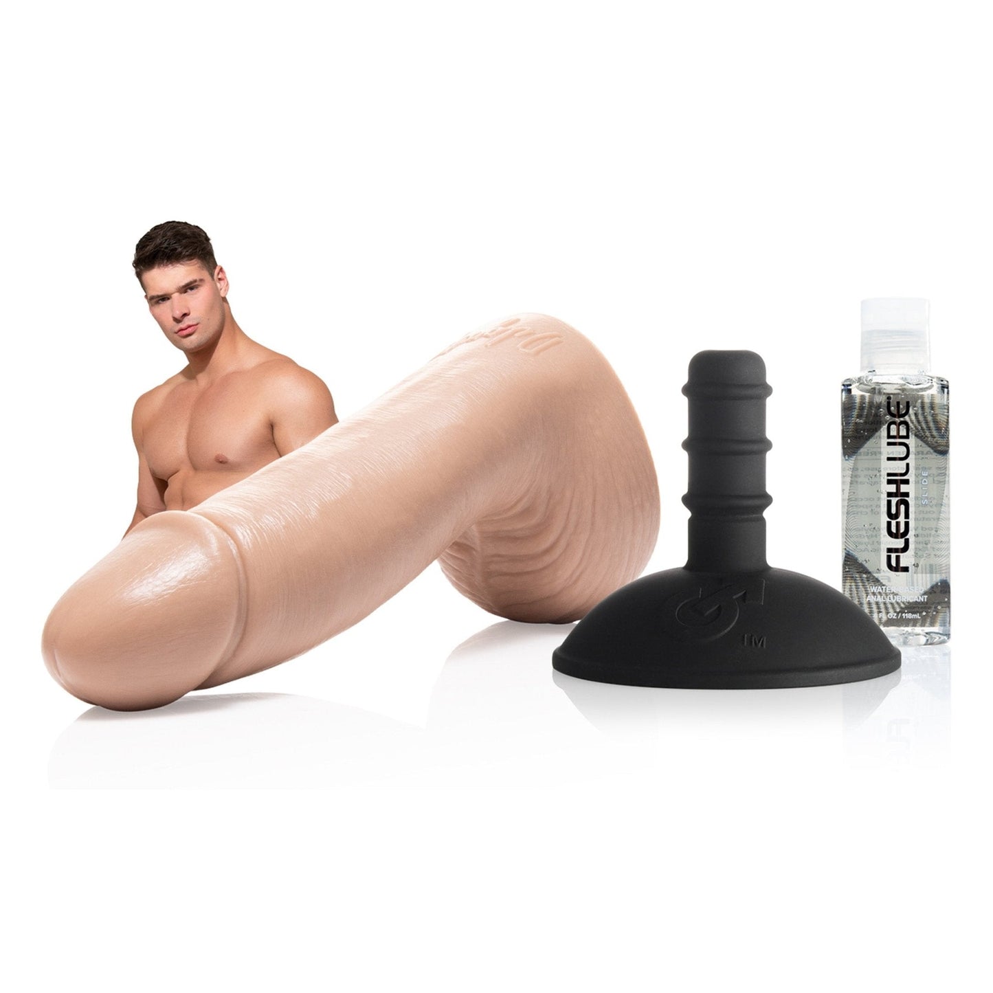 Combo Packs Malik Delgaty Dildo Pack With Fleshlube Slide