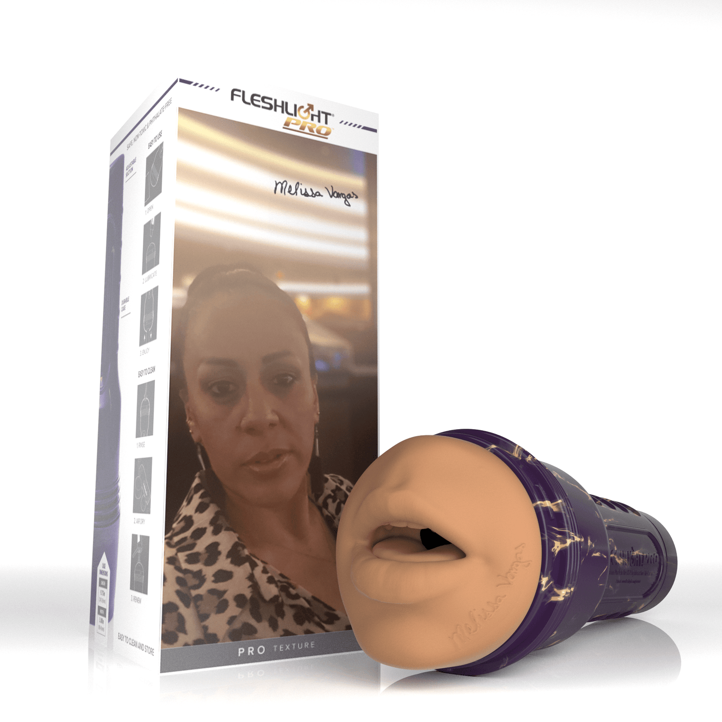 Melissa Vargas Mouth Stroker - Fleshlight Melissa Vargas Mouth Stroker - Fleshlight
