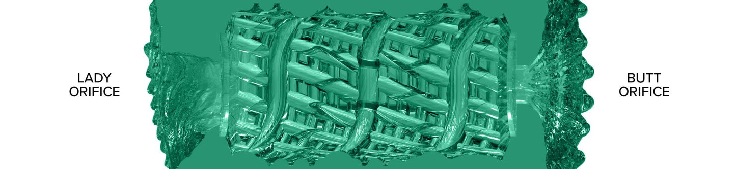 Masturbators Quickshot Alien Lady/Butt - Metallic Green