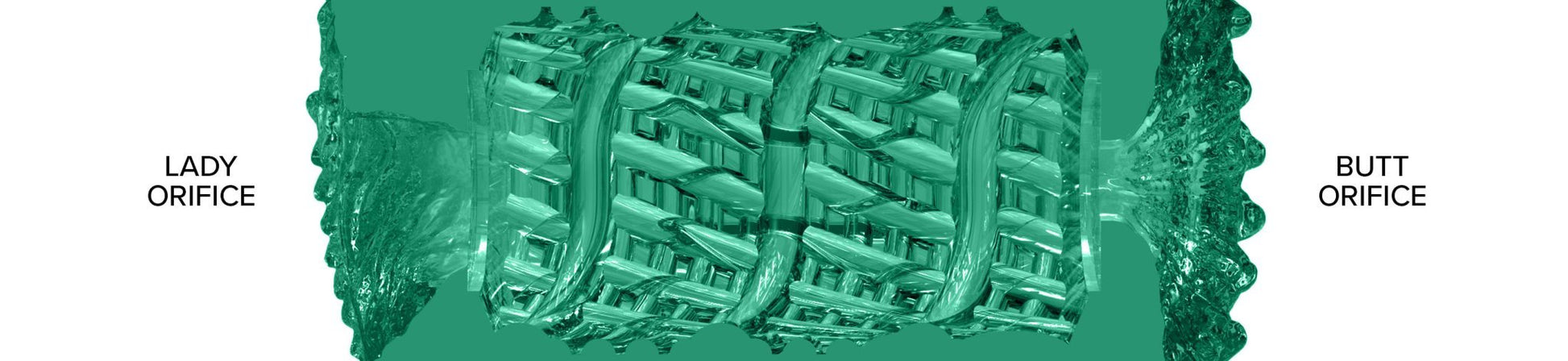 Masturbators Quickshot Alien Lady/Butt - Metallic Green