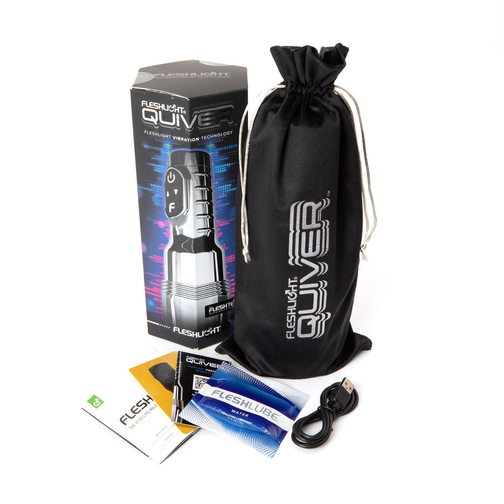 Quiver Rechargeable Vibrating Stroker - Fleshlight Quiver Rechargeable Vibrating Stroker - Fleshlight