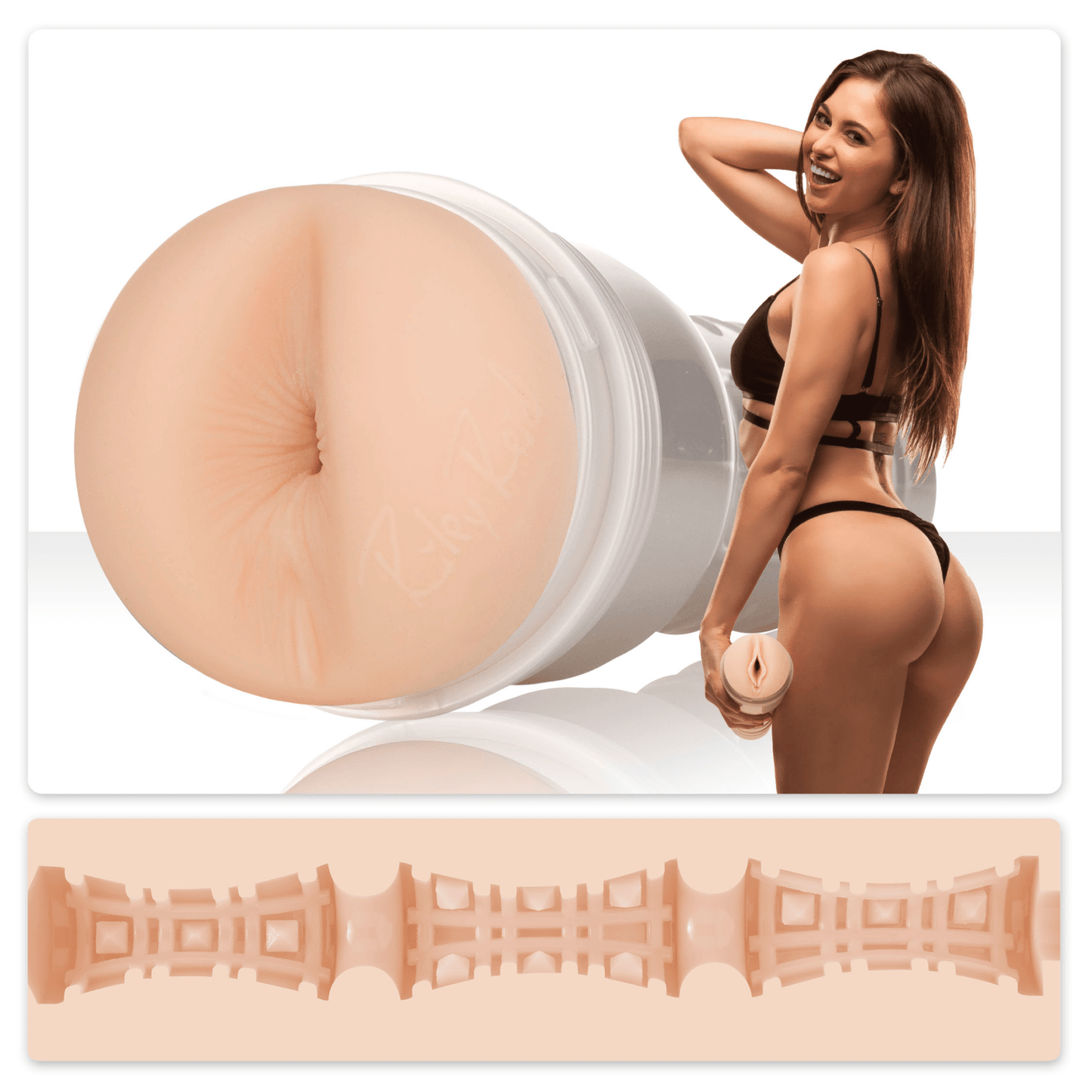 Fleshlight Girl Riley Reid Stroker Euphoria (Butt) With case