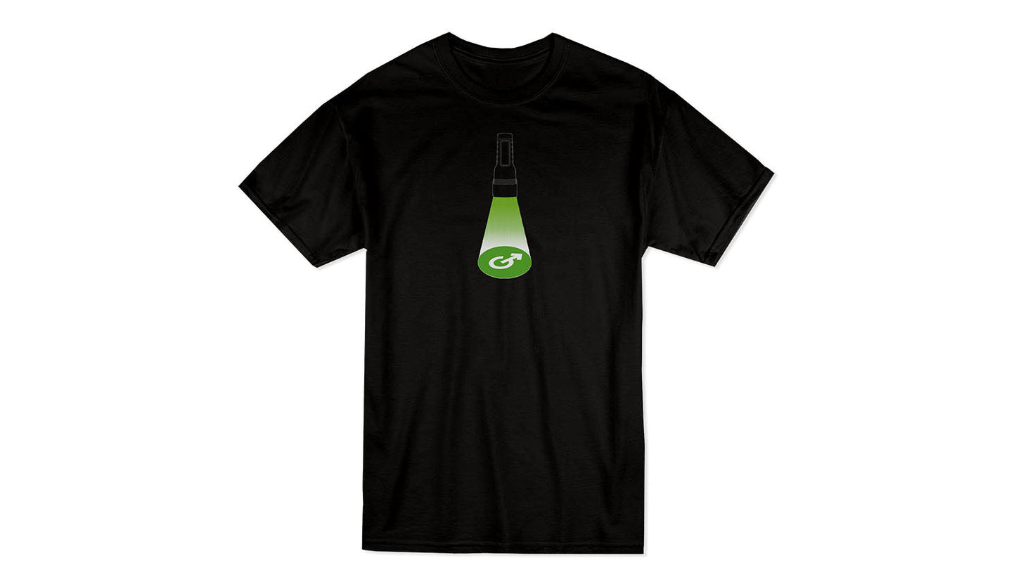 Merchandise T-Shirt - Fleshlight Flashlight Logo S