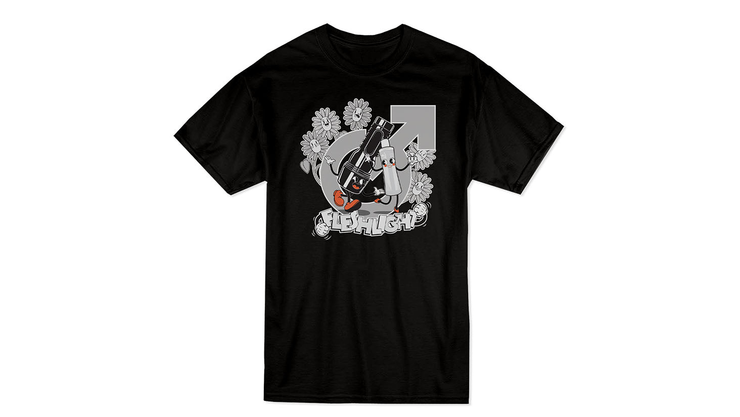 Merchandise T-Shirt - Fleshlight Fleshy and Lubey S