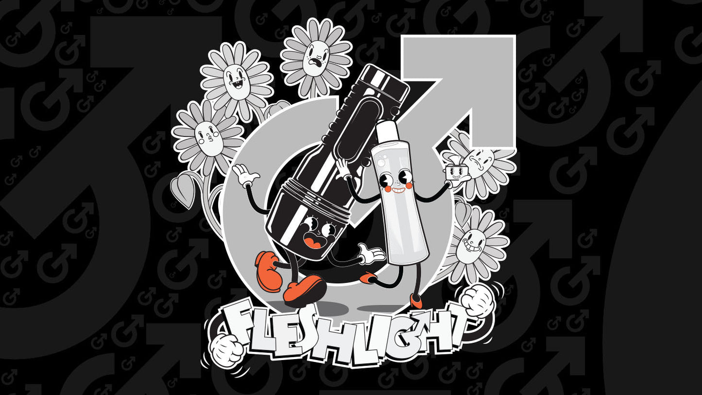 Merchandise T-Shirt - Fleshlight Fleshy and Lubey S