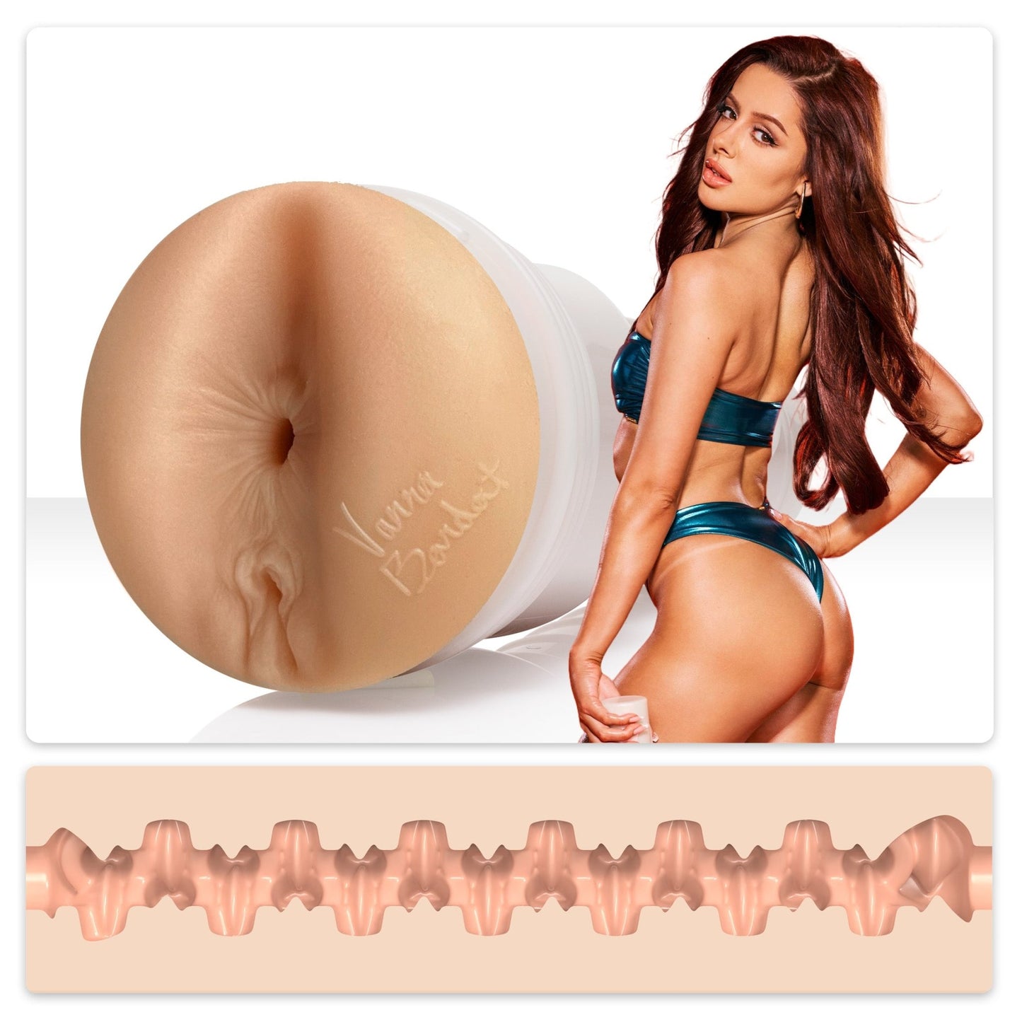 Fleshlight Girl Vanna Bardot Stroker Oxytocin (Butt) With Case